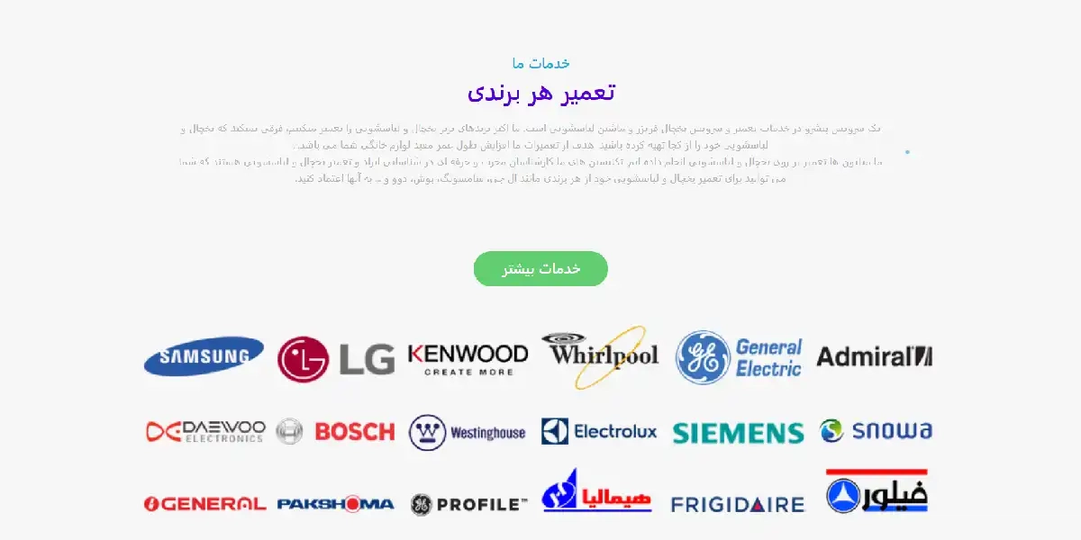 وبسایت تک سرویس، نمایدندگی رسمی تعمیرات لباسشویی در مشهد